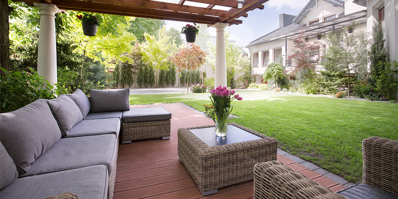 outdoor living space