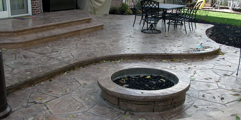 stamped concrete