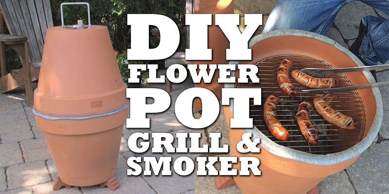 DIY grill smoker