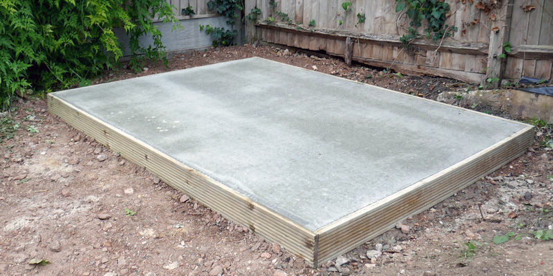 concrete base