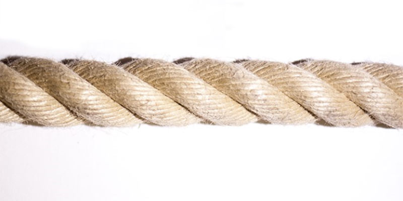 Synthetic hemp rope