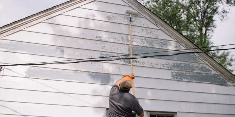 painting a house